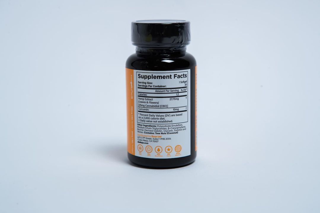 CBDayz CBD Softgel Capsules | 25mg - Image 2