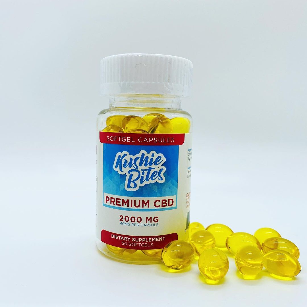 Kushie Bite CBD Softgel Capsules | 40mg